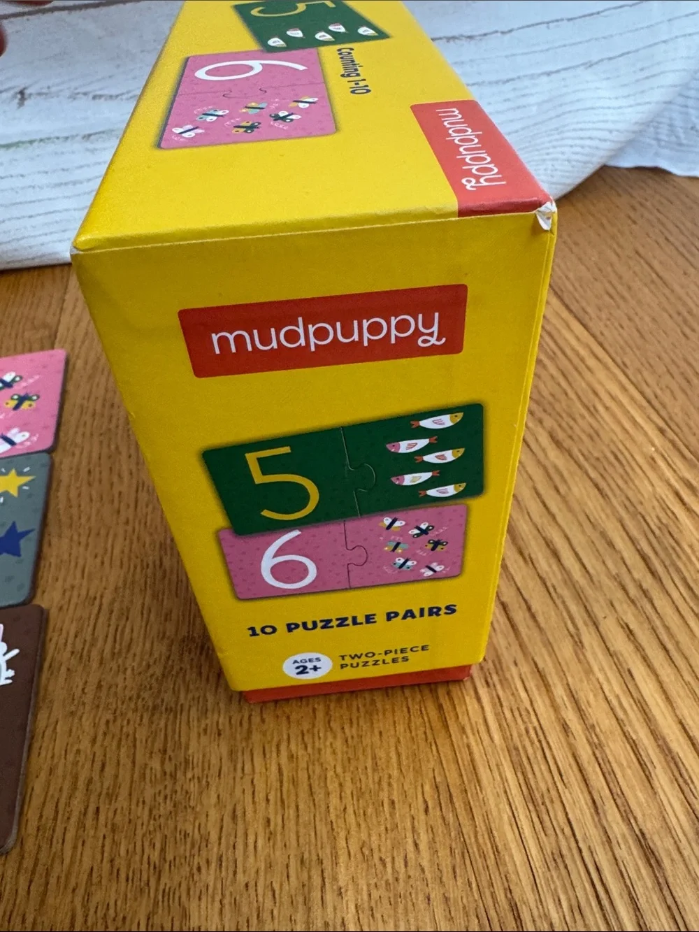 Mudpuppy Number Puzzle Pairs - Colorful 1-10 Learning Set - My First Numbers